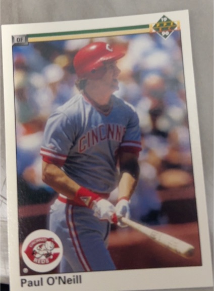 1990 Upper Deck #161b Paul O'Neill — front