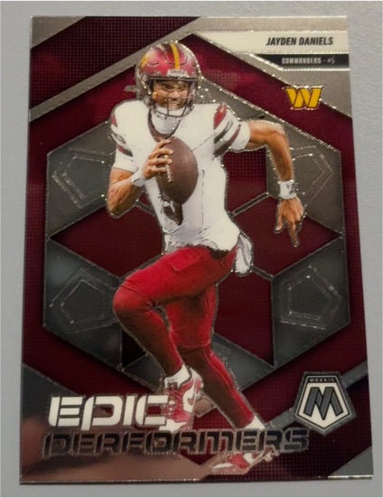 2025 Panini Mosaic #20 Jayden Daniels Epic Performers — front