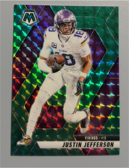 2025 Panini Mosaic #18 Justin Jefferson — front