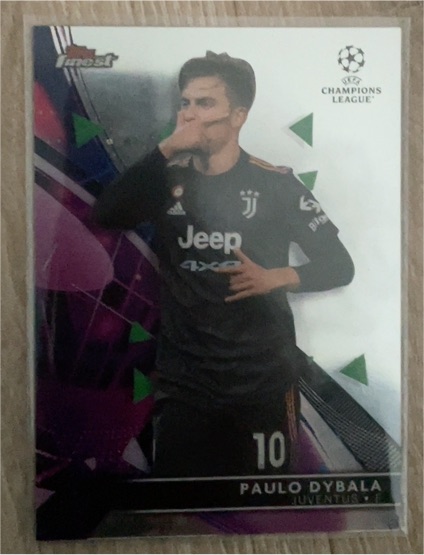 2021-22 Topps Finest UEFA Champions League #10 Paulo Dybala — front