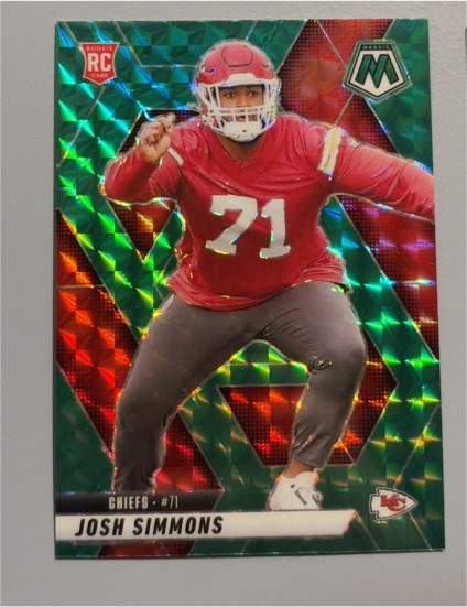 2025 Panini Mosaic #398 Josh Simmons — front