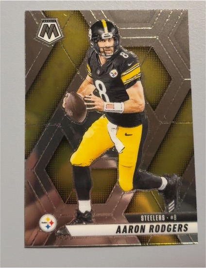 2025 Panini Mosaic #8 Aaron Rodgers — front