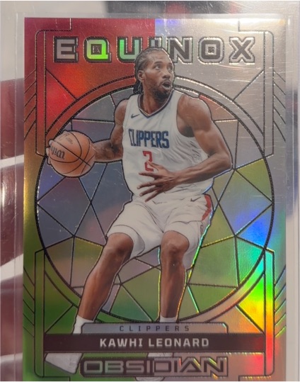 2023-24 Panini Obsidian #59 Kawhi Leonard — front