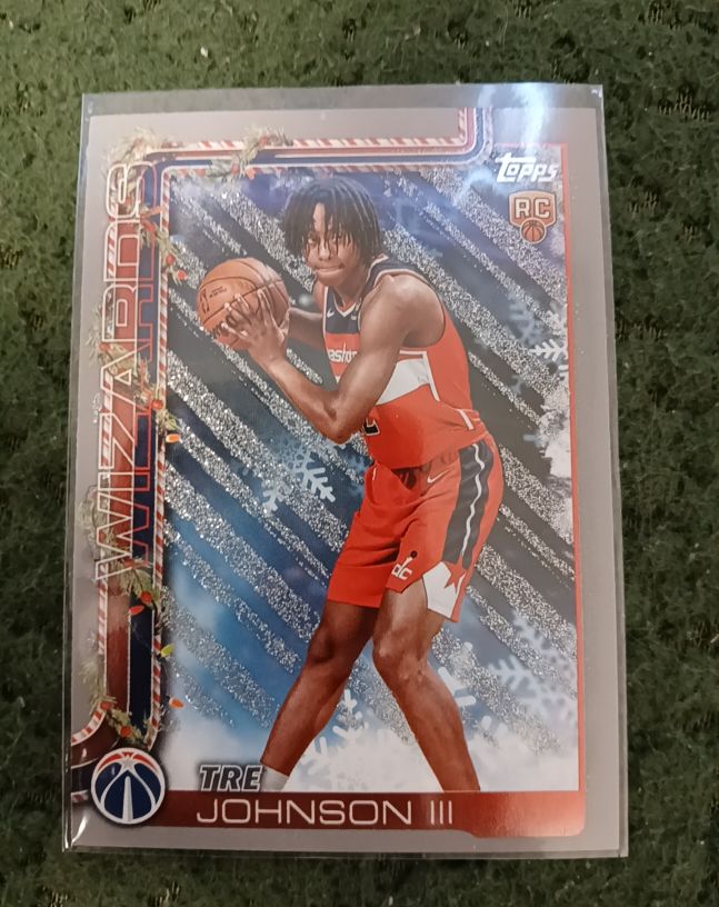 2025-26 Topps Holiday #H166 Tre Johnson III — front