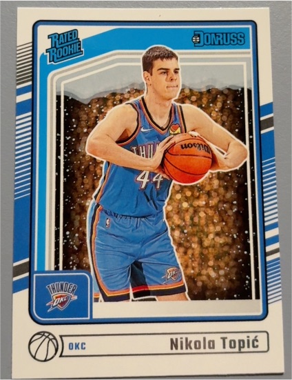 2024-25 Donruss #208 Nikola Topic — front