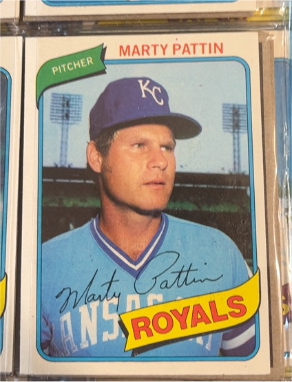 1980 Topps #26 Marty Pattin — front