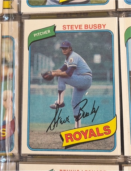1980 Topps #474 Steve Busby — front