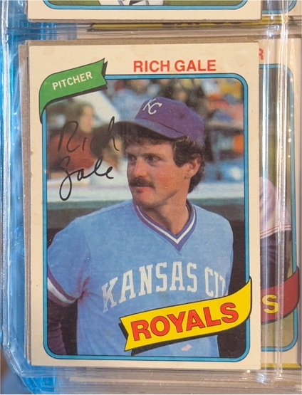 1980 Topps #433 Rich Gale — front