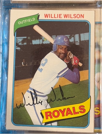 1980 Topps #157 Willie Wilson — front