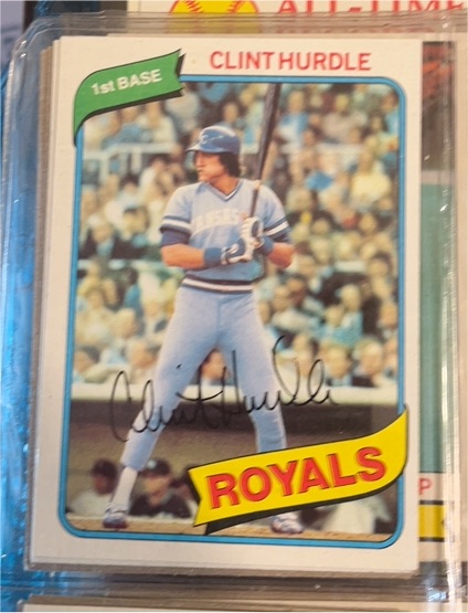 1980 Topps #525 Clint Hurdle — front