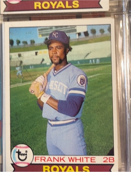 1979 Topps #439 Frank White — front