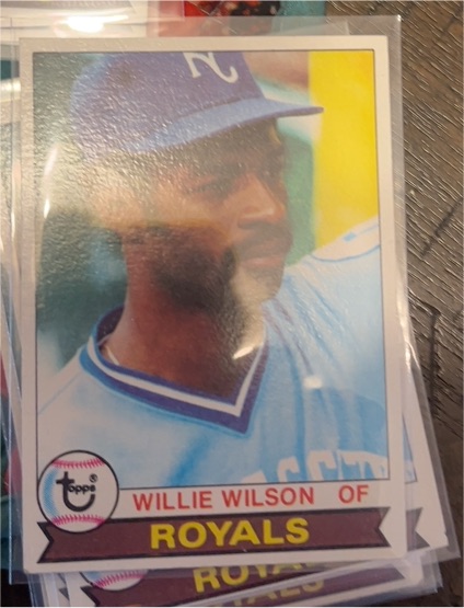 1979 Topps #409 Willie Wilson — front