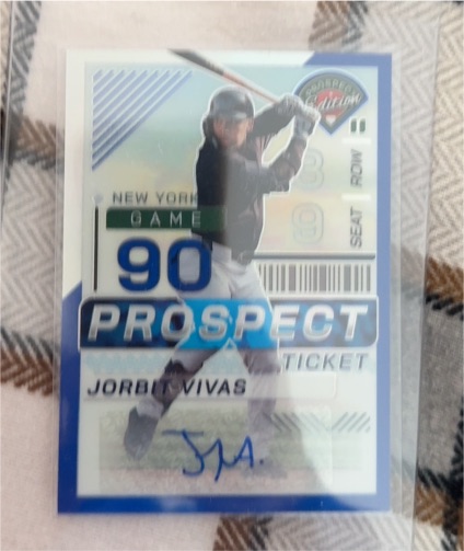 2024 Panini Prospect Edition #97 Jorbit Vivas — front