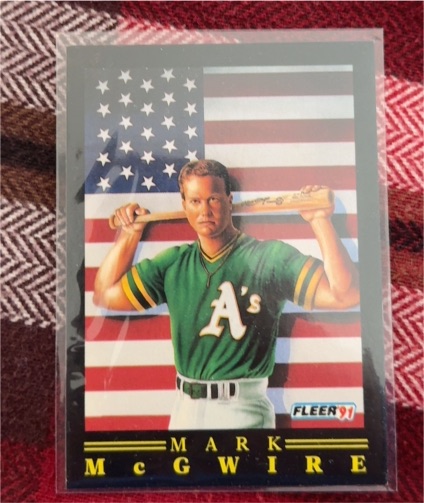 1991 Fleer Pro-Vision #4 Mark McGwire — front