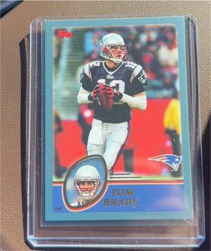 2003 Topps #258 Tom Brady — front