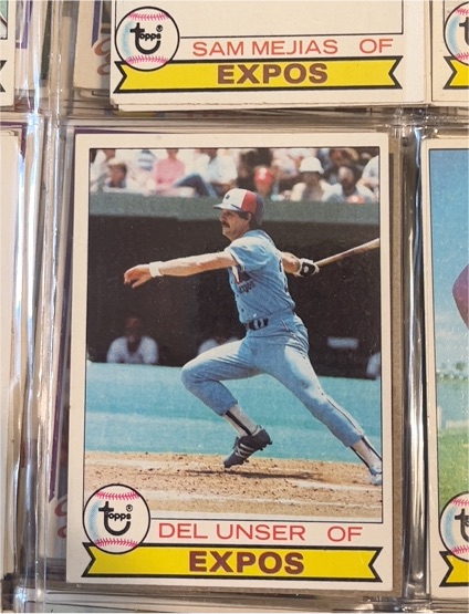1979 Topps #628 Del Unser — front