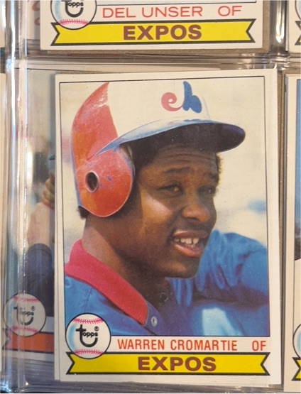 1979 Topps #76 Warren Cromartie Montreal Expos — front