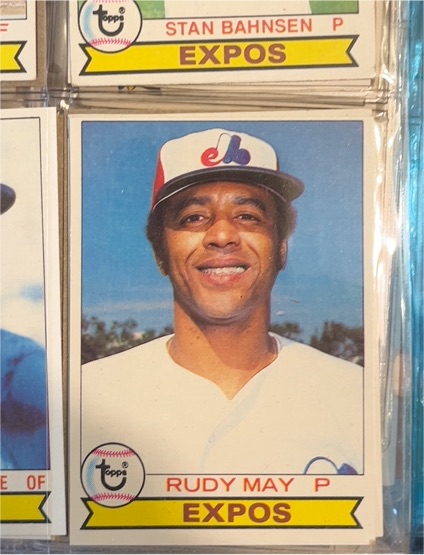 1979 Topps #603 Rudy May — front