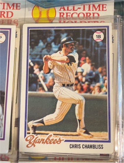 1978 Topps #485 Chris Chambliss — front