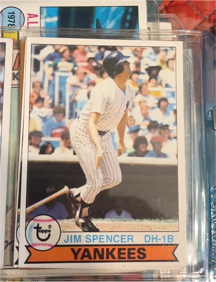 1979 Topps #599 Jim Spencer — front