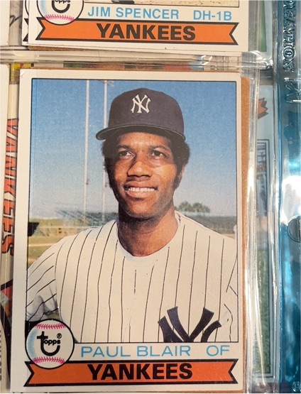 1979 Topps #582 Paul Blair — front