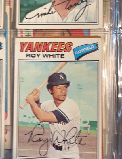 1977 Topps #485 Roy White — front
