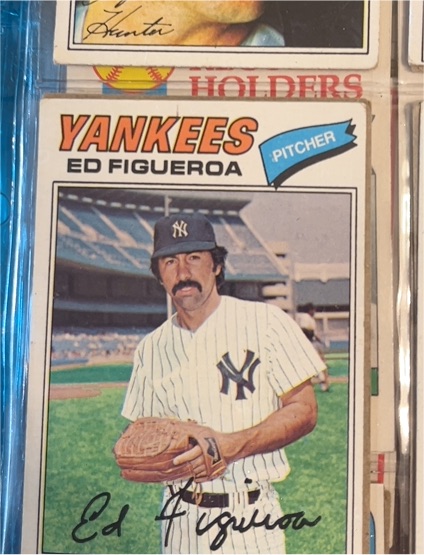 1977 Topps #195 Ed Figueroa — front