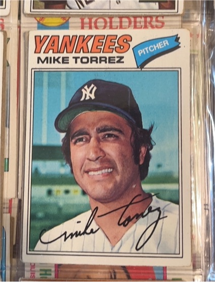 1977 Topps #123 Mike Torrez — front