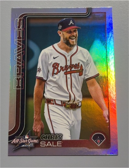 2025 Topps Update #ASG-39 Chris Sale All-Star Game Rainbow Foil — front