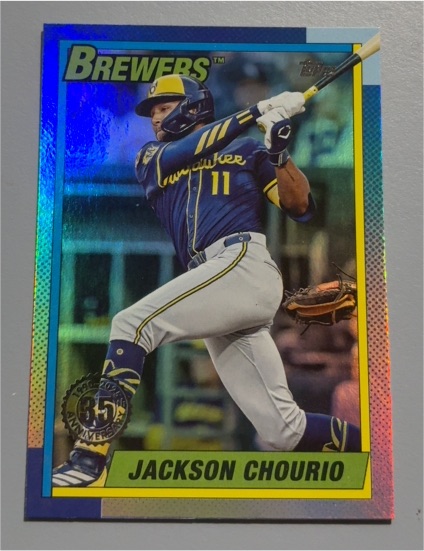 2025 Topps Update #U90-8 Jackson Chourio — front
