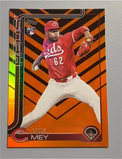 2025 Topps Update #US102 Luis Mey — front