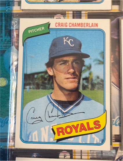 1980 Topps #417 Craig Chamberlain — front