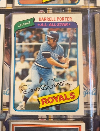 1980 Topps #360 Darrell Porter — front