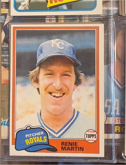 1981 Topps #452 Renie Martin — front