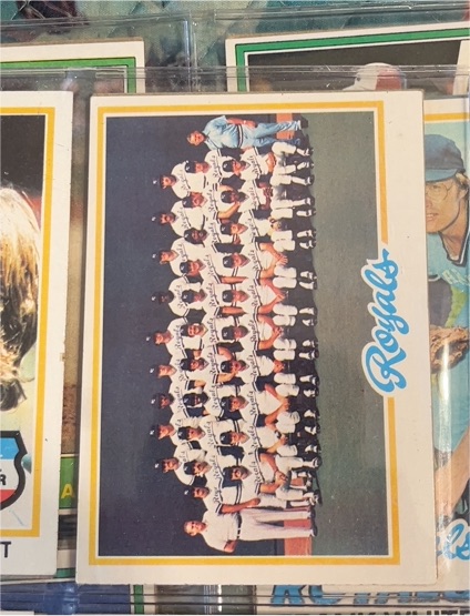 1978 Topps #724 Kansas City Royals Team — front