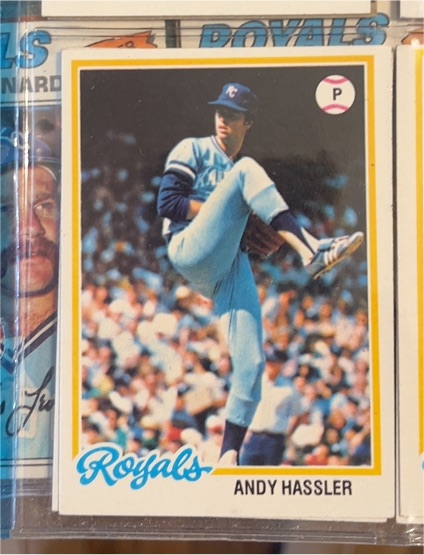 1978 Topps #73 Andy Hassler — front