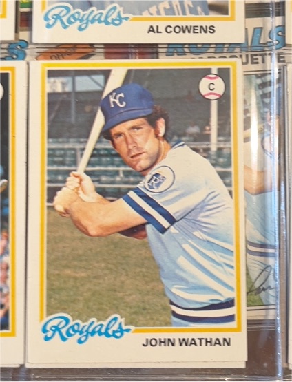 1978 Topps #343 John Wathan — front