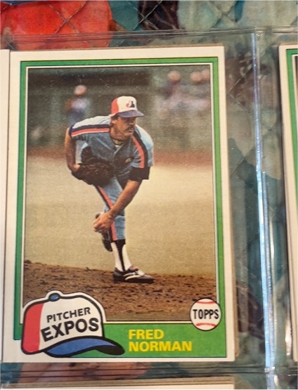 1981 Topps #497 Fred Norman — front
