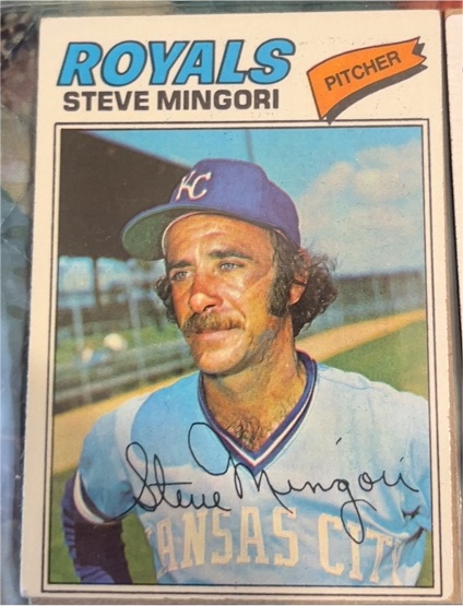 1977 Topps #314 Steve Mingori — front