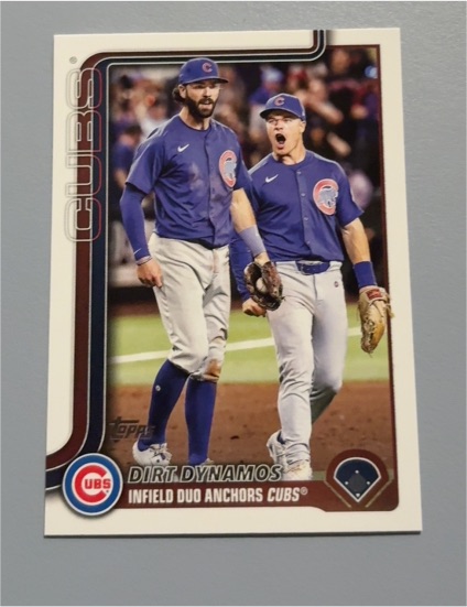 2025 Topps Update Series #US309 Dansby Swanson, Matt Shaw — front