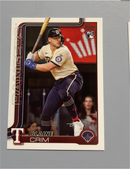 2025 Topps Update #US205 Blaine Crim — front
