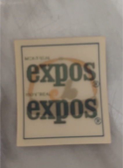 1987 Sportflics Baseball #34 Montreal Expos Team Leaders — front