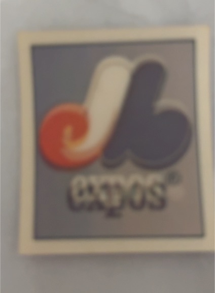 1987 Sportflics Montreal Expos Hologram Mini #54 — front