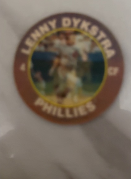 1992 7-11 Slurpee Superstar Action Coin #8 Lenny Dykstra — front