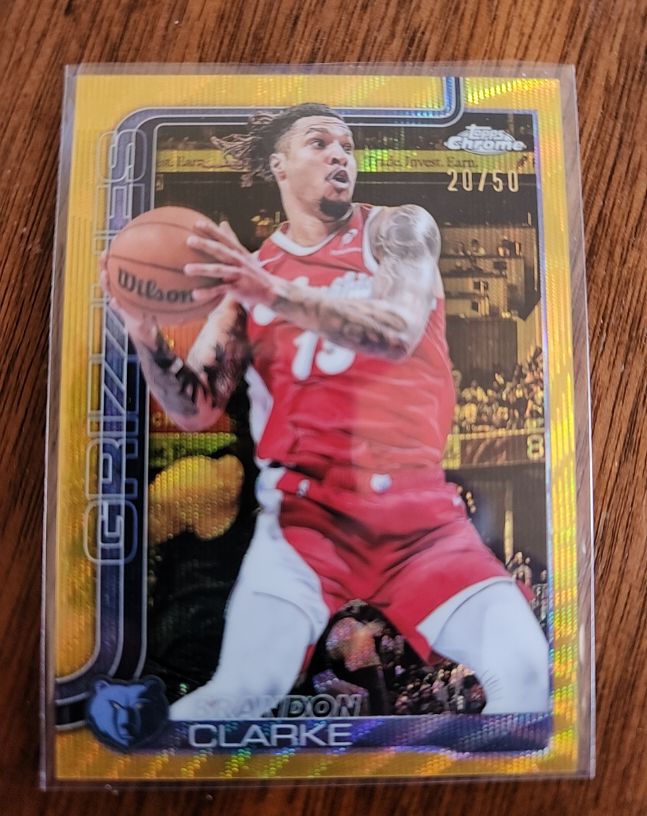 2025-26 Topps Chrome #133 Brandon Clarke — front