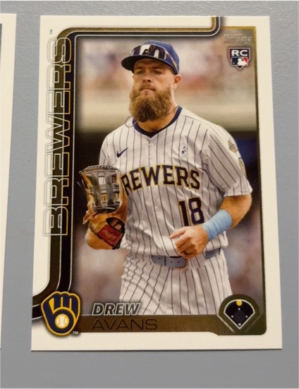 2025 Topps Update #US92 Drew Avans — front