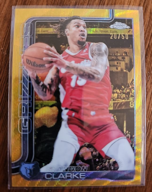2025-26 Topps Chrome #133 Brandon Clarke — front