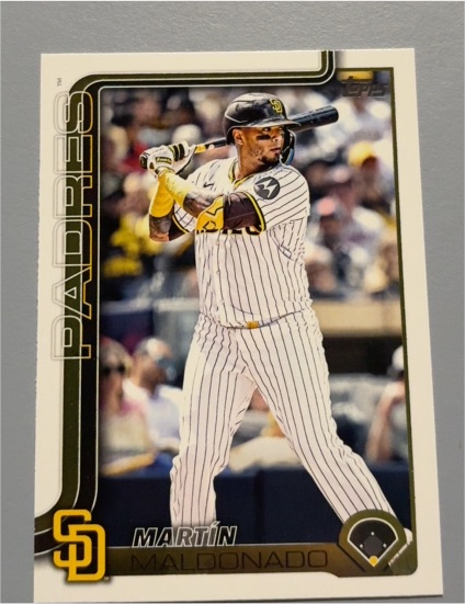 2025 Topps Update #US76 Martín Maldonado — front