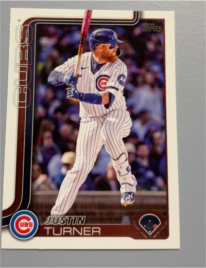2025 Topps Update Series #US27 Justin Turner — front