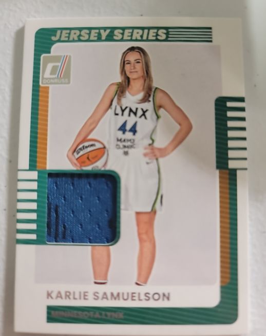 2025 Panini Donruss WNBA #31 Karlie Samuelson Jersey Series — front